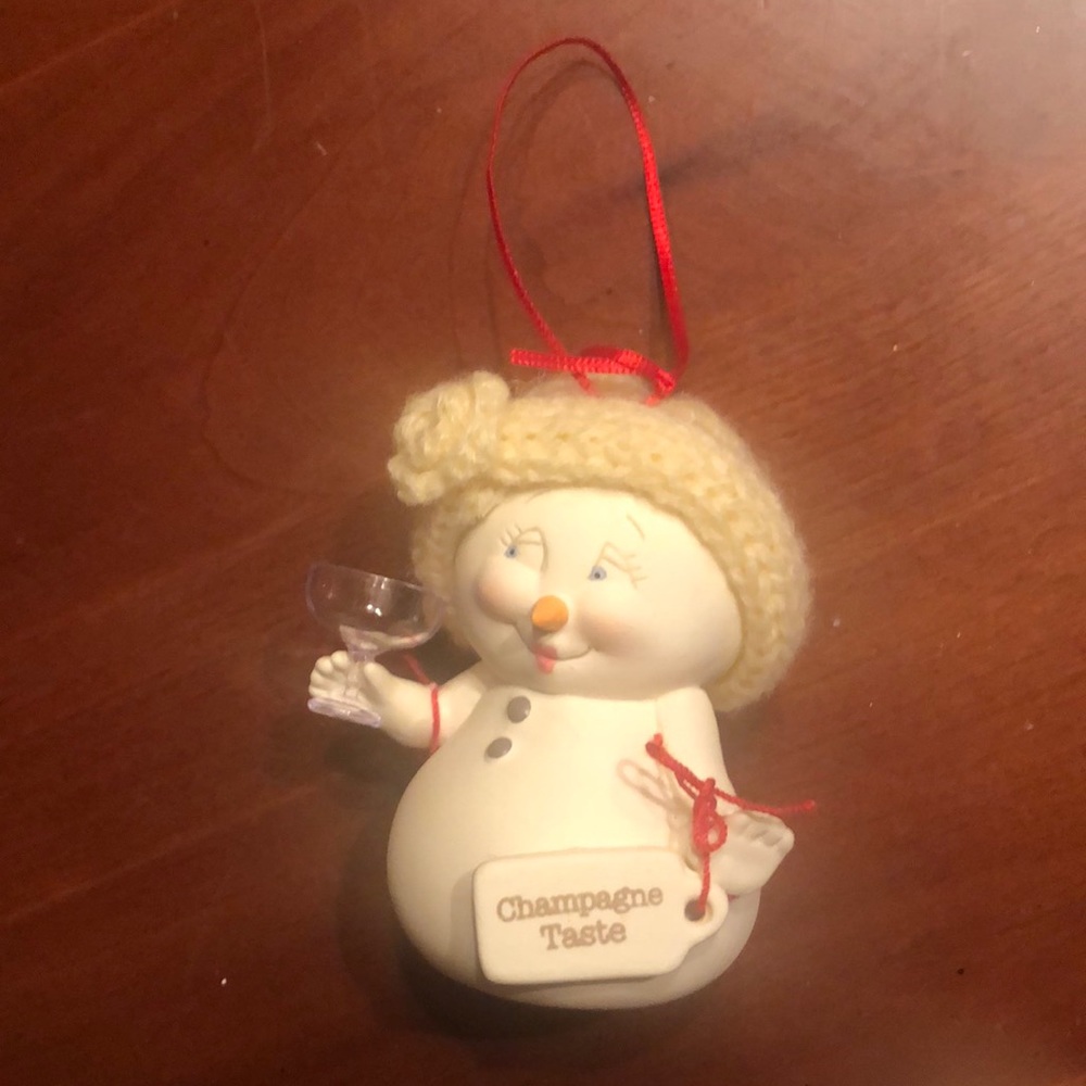 Never used Champagne Toast ornament